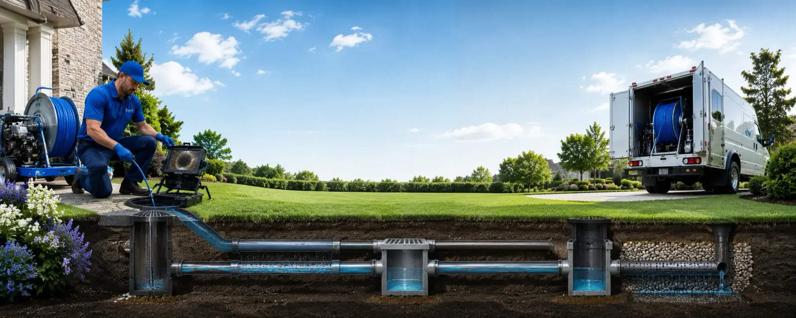 Outdoor drain cleaning information for Vale, NC